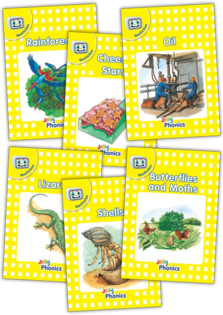 Jolly Phonics Readers - Nonfiction - Yellow Level (Pack Of 6)